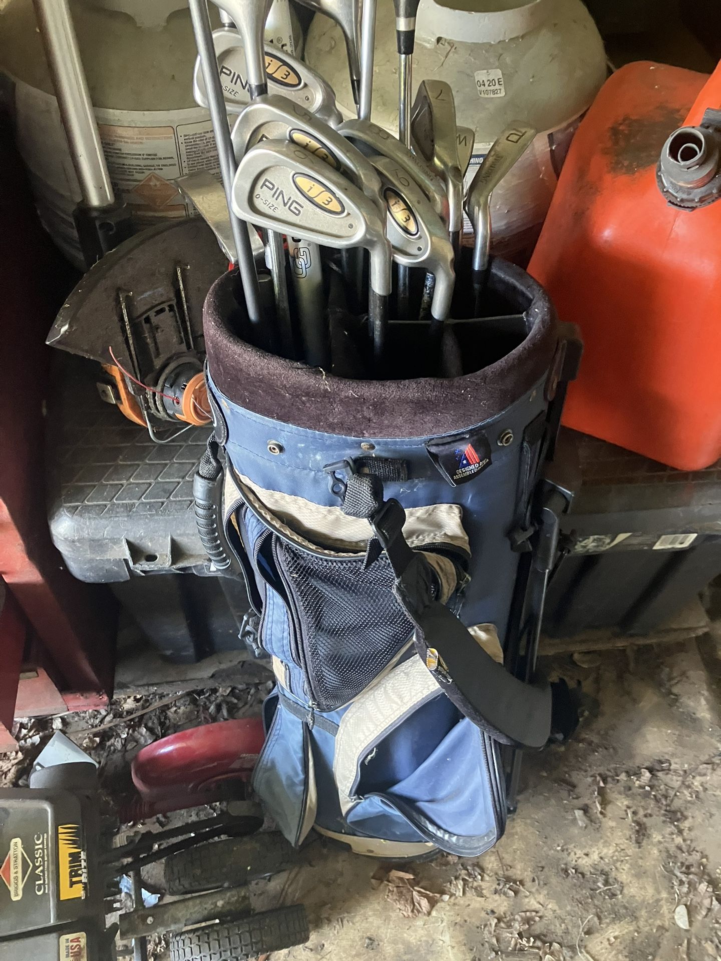Ping Golf Clubs Bag Taylor -Made Callaway, Spalding Mizuno