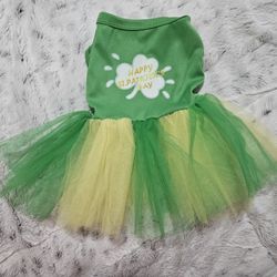 Saint Patrick's Day Dress Dog Or Puppy Small New