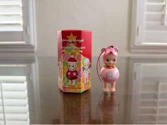 Sonny Angel Christmas Ornament Secret Pink Bear Rare 2022
