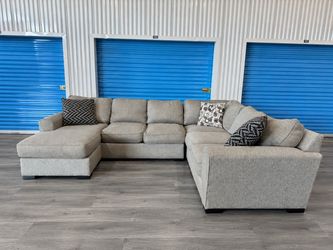 Large Gray Sectional Couch Free Delivery