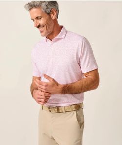 NWT Johnnie-O Performance Jersey Polo - Boggings Lobster Men’s Large MSRP $98