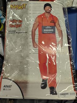 Guilty as charged prisoner costume