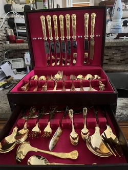 Gold Table Set 