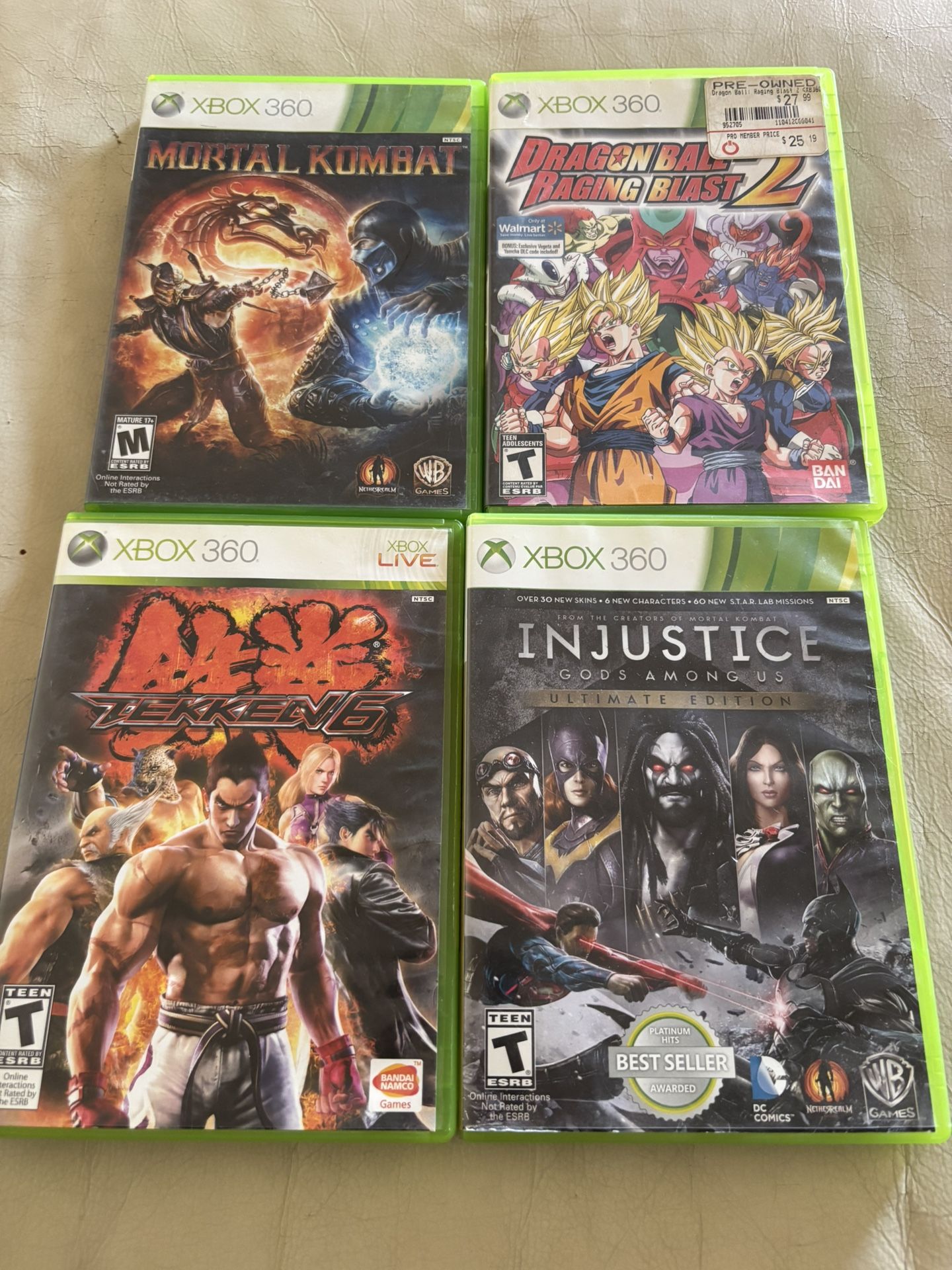 Xbox 360 Fighting Games Bundle