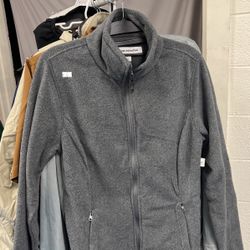 Kids Fleece Jacket - Size M - Grey Coat