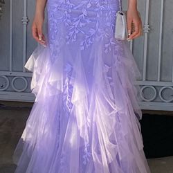 Prom Dress/ purple 