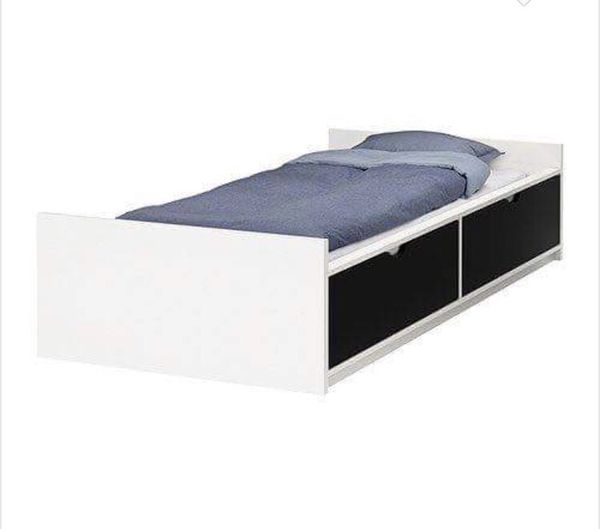Ikea Twin Bed With Storage For In Riverside Ca Offerup
