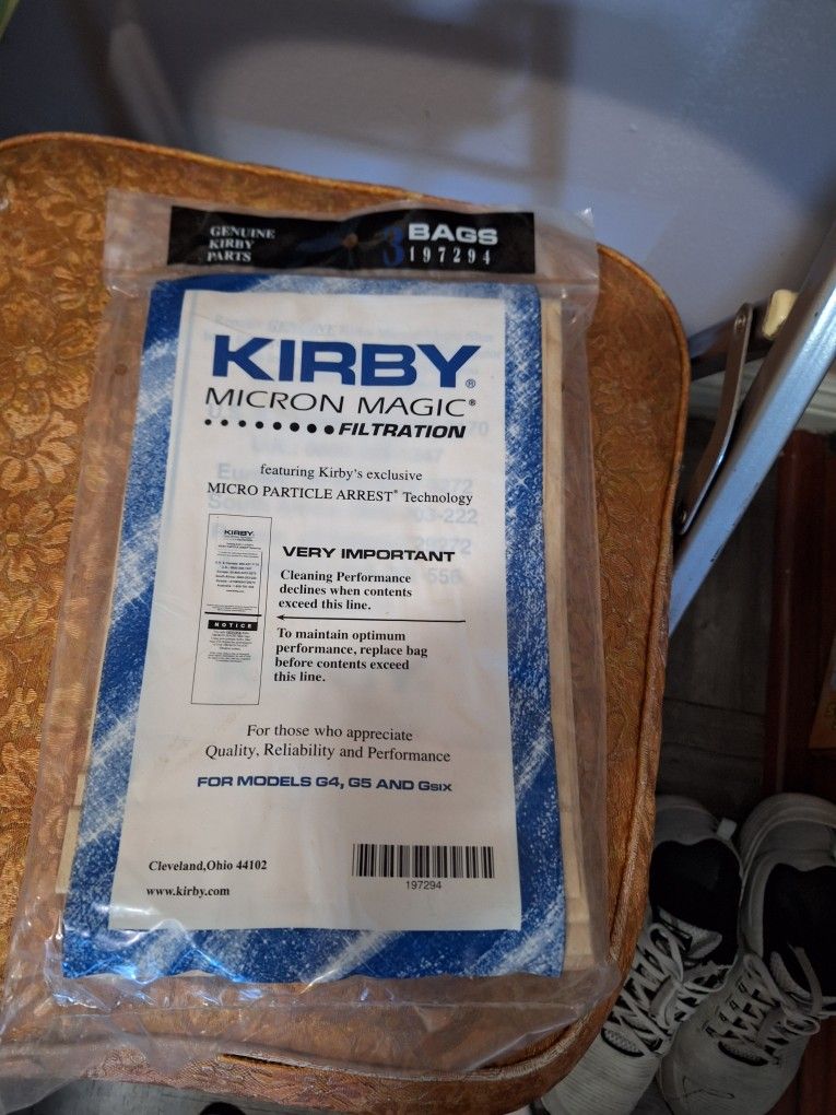 Kirby Vacuum Bags Package Of 3