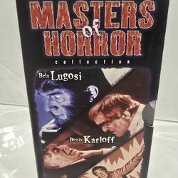 Masters Of Horror SEALED VHS Bela Lugosi Lon Chaney Boris Karloff