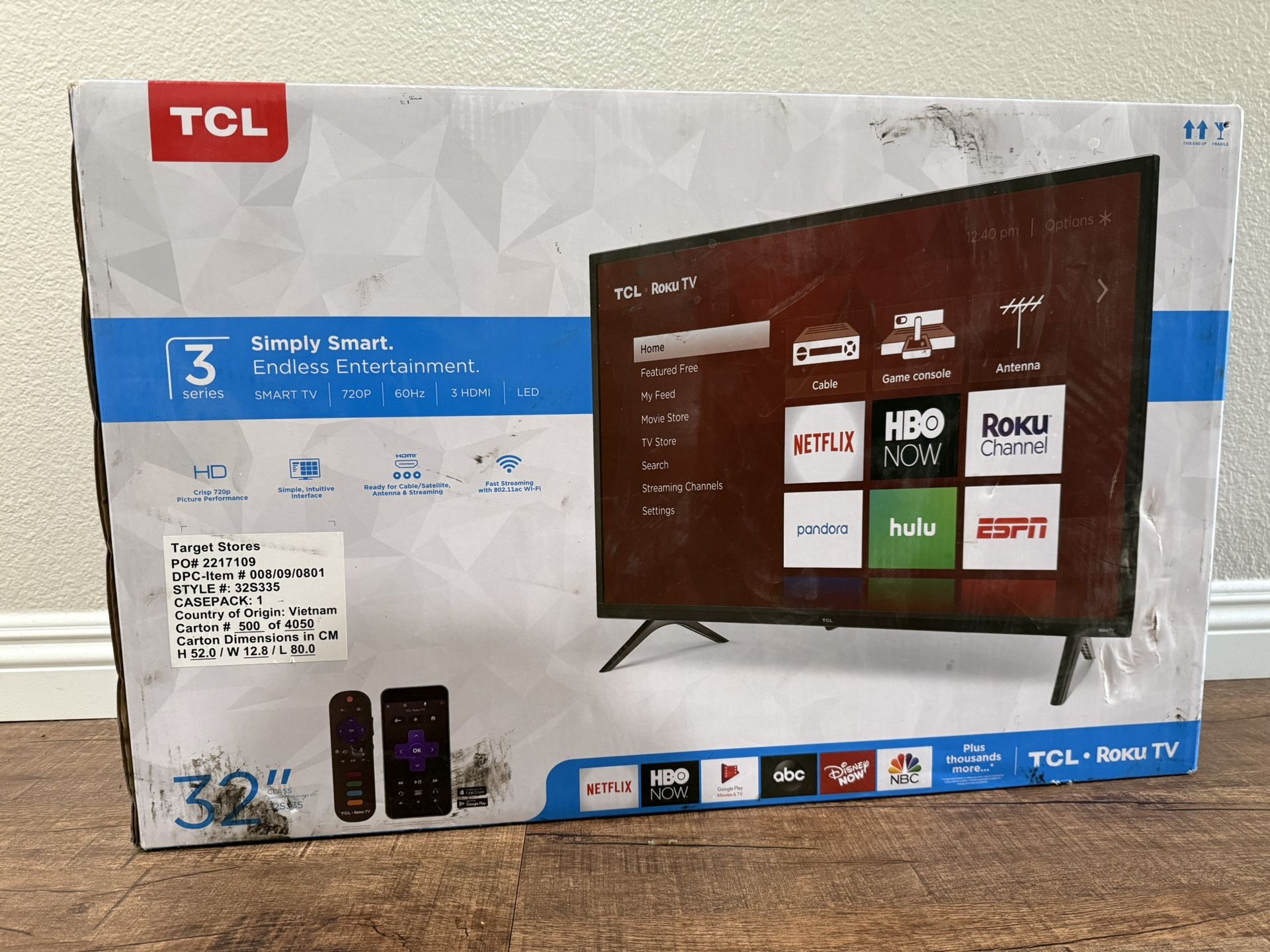 TCL 32-Inch 3-Series Roku Smart TV