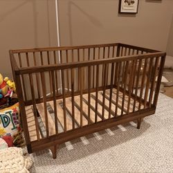 Kalon Caravan Black Walnut Crib
