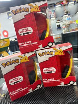 Pokémon head phones