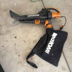 WORX 12 Amp Trivac 3-in-1 Electric Leaf Blower/Mulcher/Vacuum
