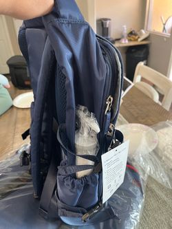 Navy Blue Backpack with