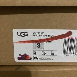 Ugg  Yeah  Slide  Fluff  Size  8