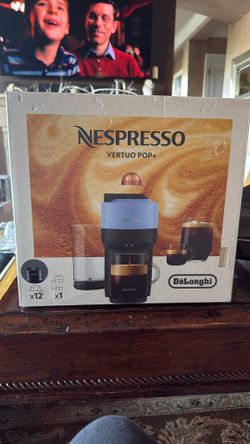Nespresso Vertuo Pop+ Black Not Blue. New! 