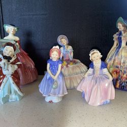 Royal Doulton England Figurine Bone China Genevieve Lot 