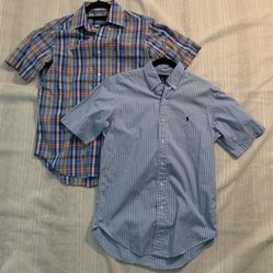 Ralph Lauren Pony / Nautical Men’s Size S Button Down Short Sleeve Shirt.