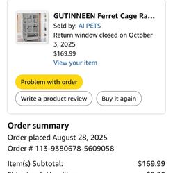 Hamster Cage And Equipment 