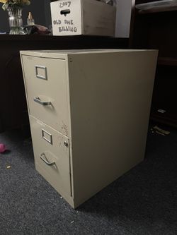 2 Drawer Metal Storage Filing Cabinet