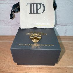 Taylor Swift TTPD The Tortured Poets Department Ring Size 9 NEW RING TTPD