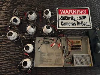 Hikvision 8-Camera Commercial Security System - Complete