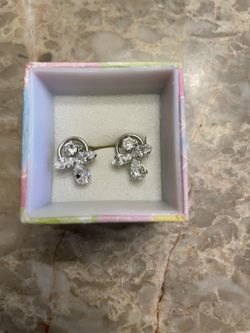 Silver Angel Earrings
