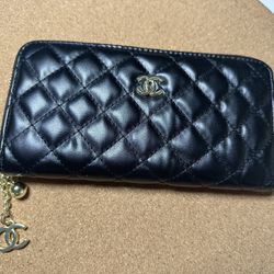 Leather Quilted Wallet