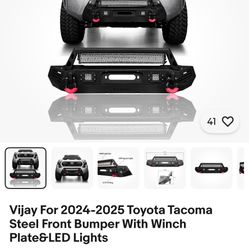 Steel front bumper 2024 tocoma 