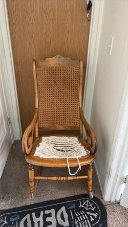 Free antique wooden rocker