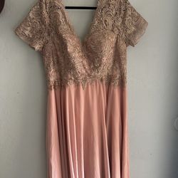Rose gold Dress