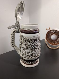 Avon Ceramarte cowboy themed stein