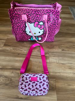 Hello Kitty travel tote and Crossbody bag
