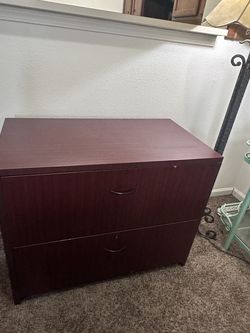 Wooden Filing Cabinet