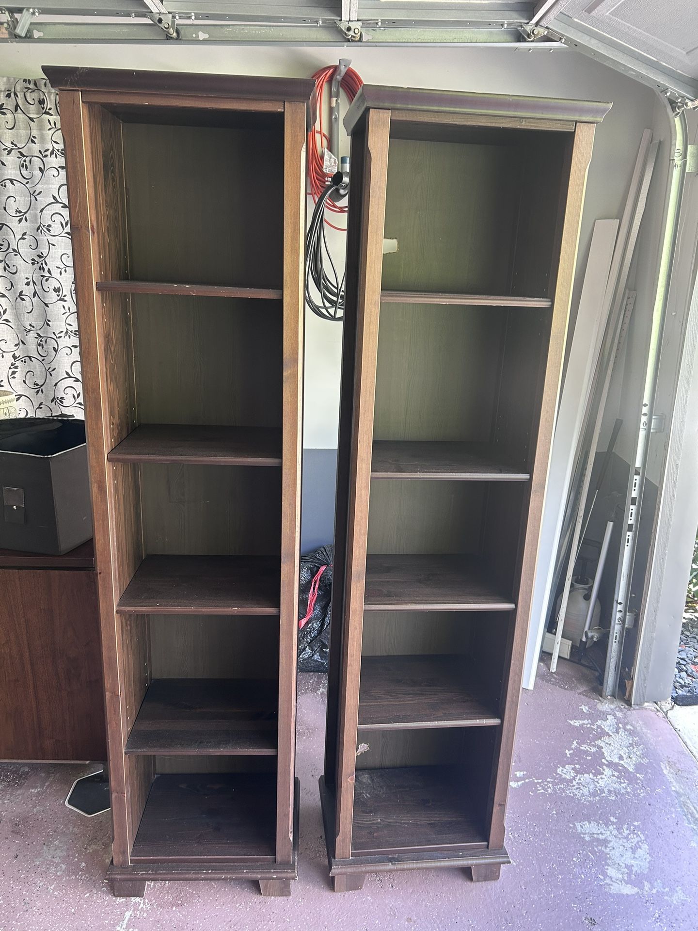 2 Tall Book Shelves