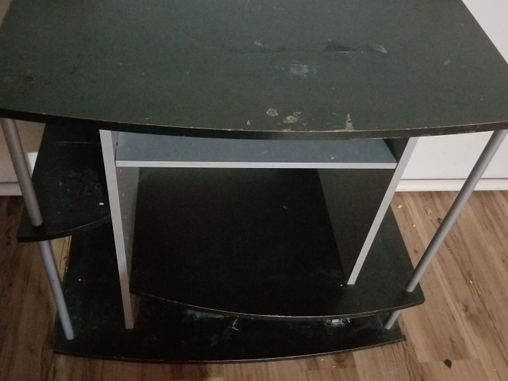 TV Stand. Putting Outside To Be Thrown Away