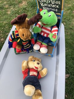 Animated Moose and Frog, and Shoney Bear