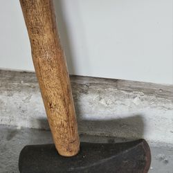 Vintage 8 lb Splitting Maul Axe USA Wedge Head with Hickory Handle Firewood Tool