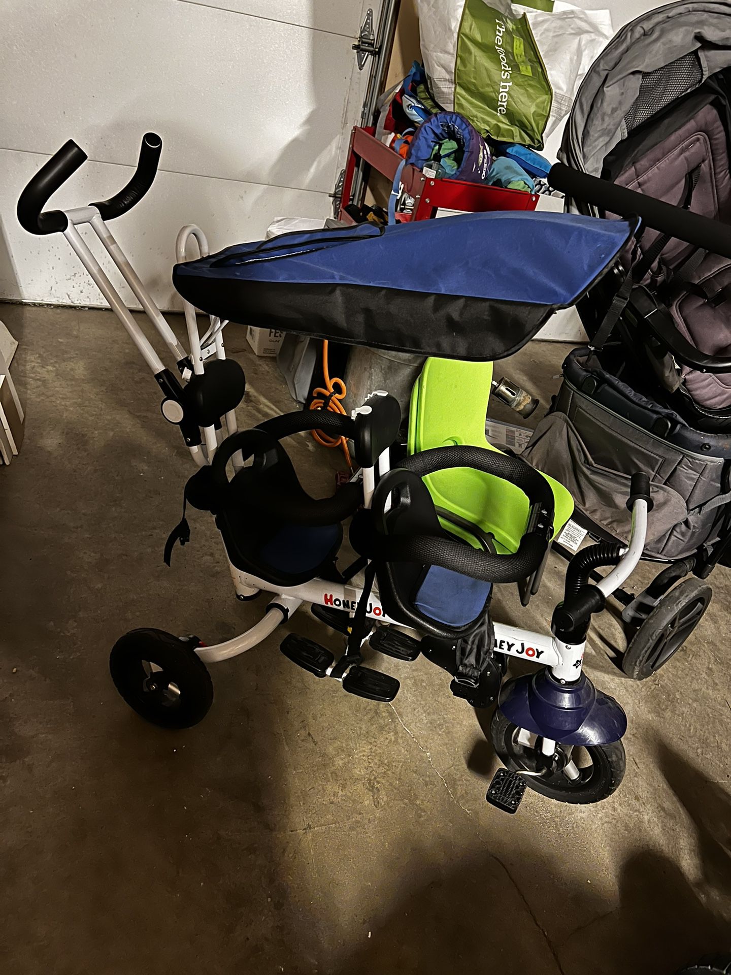 HoneyJoy 4 In 1 Twin Baby Stroller
