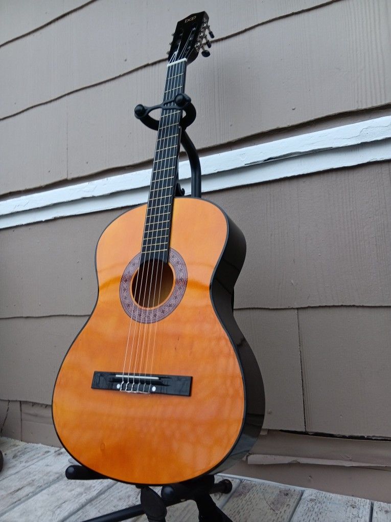 Nylon String Beginner Guitar W Gig Bag + Tuner (Optional)