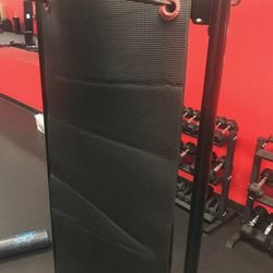 Rolling Hanging Yoga Mat Rack (2 Mats Included)