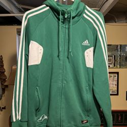 Adidas Dale JR. Earnhardt Green Hoodie - Medium