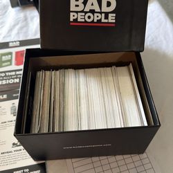Drinking/party game (Bad people)