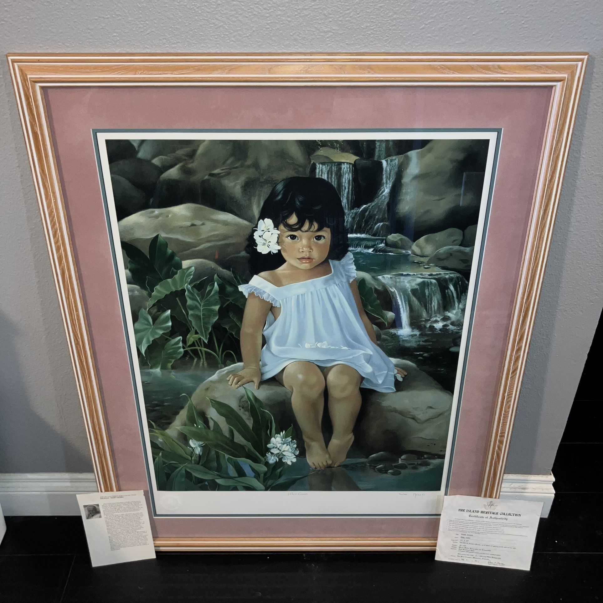 White Ginger By Mary Koski 24x30”Lithograph / Serigraph 321/500 COA *SEE INFO!*