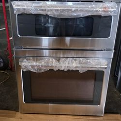 NEW CAFE SMART 30 INCHES MICROWAVE OVEN COMBO BUILT IN STAINLESS STEEL 