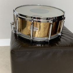 Pearl Brass  FreeFloting Snare Drum 6/1/2 