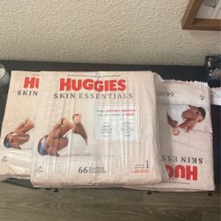 2 Unopened + 1 Opened Huggies Size 1 Diapers 