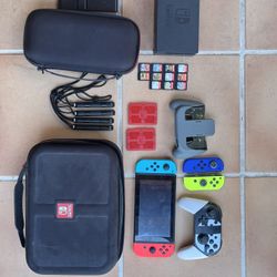 Nintendo Switch Bundle – V1 Model + 12 Games + Accessories