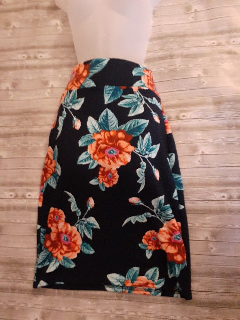 Floral Pencil Skirt 