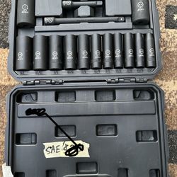 3/8" Drive Deep Impact Socket Set 